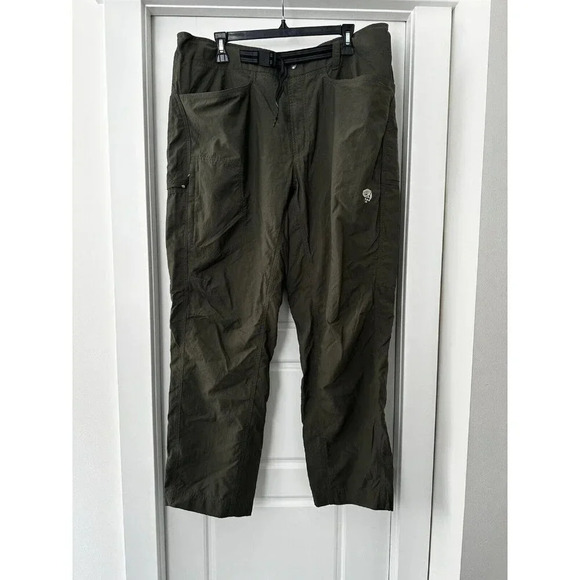 Mountain Hardwear X-Large Belted Active Nylon Hike Climb Pants Stretch 40x32 - Picture 1 of 12